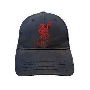 Liverpool Football Club LFC Hat Cap Black Cotton Hook Loop GUC